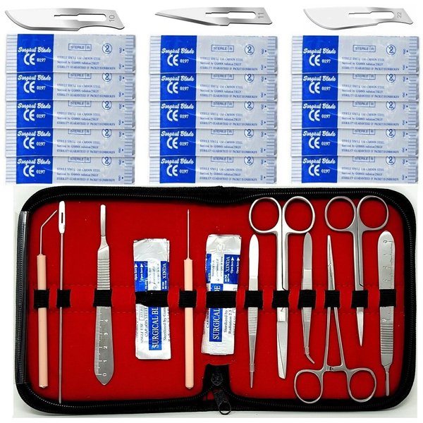 A2Z Scilab 31 Pcs Botany Anatomy Dissection Tools Set With Carrying Case for Biology Students A2Z-ZR-KIT-5